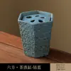 Tarro para Residuos de Té, Mesa de Té, Tarro para Agua de Lavado, Filtro de Hojas de Té de Cerámica, Tarro de Té Creativo, Accesorios para Juego de Té, Lavabo para Té, Retro