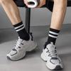 Calcetines Zhuji para Hombres y Mujeres, Calcetines de Media Pantorrilla, Medias para las Cuatro Estaciones, Calcetines Casuales de Algodón, Calcetines Invisibles Tipo Boat, Envío Directo