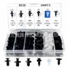 Caja de 100 Piezas Clips de Expansión de Tornillo Universales para Parachoques de Coche, Maletero, Guardabarros, Panel de Puerta