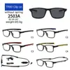 Gafas Deportivas para Exteriores con Lentes Magnéticas Clip-On, Gafas de Sol Polarizadas para Hombres y Mujeres, Gafas de Sol Coloridas de Moda, Monturas para Lentes de Prescripción 2503