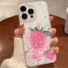 Funda Rosa Estrella Fresa para Apple 17ProMax/15/16, Moderna, Linda, Creativa Funda de Teléfono iPhone13