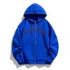 Chaqueta deportiva de primavera y otoño para hombre, suéter fino con capucha, sudadera holgada con cremallera y talla grande, ropa informal para hombre BY89