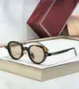 Jmm Clark Nuevas Gafas de Sol Redondas Transfronterizas con Clavos de Arroz Personalizadas Retro Moda Europea y Americana Tendencia Gafas de Sol Anti-UV