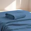 Juego de sábanas simple para todas las estaciones, una sola pieza para dormitorio estudiantil, juego de tres piezas de funda de edredón y fundas de almohada lavadas de color liso para uso en la cama