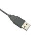 Cabo de alimentação USB de cabeça única, cabo de 2 vias macho, cobre puro, cabo de dados USB fêmea de 4 vias, A macho curvado/barramento