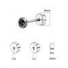 Acero Inoxidable DIY Accesorios Retorcidos Hilo para Arte Latte Bola Redonda Roscada Flor Accesorios para Galletas Aretes Disco Redondo Bola Redonda Flor de Ciruelo Base para Arte Latte