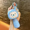 Llavero de Micrófono de Flauta de Dibujos Animados Juguete de Micrófono Pequeño Colgante de Máquina de Garra de Canción Musical Regalo Venta al por Mayor