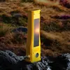 Luz de Emergencia Magnética Fuerte para Coche, Martillo de Seguridad de Doble Cabezal Multifuncional para Emergencias de Coche, Carga Solar, Luz Fuerte