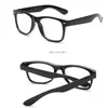 2140 marco de gafas de computadora retro anti-luz azul gafas planas negras gafas de sol gafas de visión nocturna fabricantes directos al por mayor