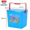 Cubo de pesca de plástico multifuncional, cubo de baño redondo con tapa, cubo de almacenamiento, cubo de juego portátil para camping, venta al por mayor