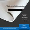 Chapa de Borracha Branca Lj para Piso de Sala de Jateamento Tapete de Borracha Resistente a Impacto e ao Envelhecimento Chapa de Borracha Branca a Vácuo