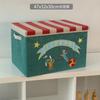 Caja de Almacenamiento para Jardín de Niños Respetuosa con el Medio Ambiente con Tapa Lavable Plegable Caja de Almacenamiento para Libros Infantiles Almacenamiento Doméstico para Ropa de Armario