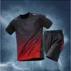 Trajes Deportivos para Hombres y Mujeres, Verano de Secado Rápido Hielo Seda Manga Corta Pantalones Cortos, Camisetas, Baloncesto, Fútbol, Correr, Ropa de Playa