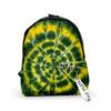 2021 Amazon Transfronterizo Nuevo Tie-Dye Estudiante Diario Impreso en 3D Calle Tela Oxford Mochila Cordón de Moda