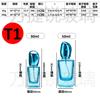Botella de perfume portátil con pulverizador continuo de color, disponible en stock, con rosca de 30 ml, 50 ml y 100 ml.