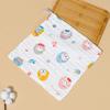Toalla cuadrada de gasa de algodón puro de seis capas de alta densidad para niños Toalla para saliva tipo A para bebé absorbente seersucker engrosada toalla para niños