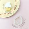 Molde de silicone formato casquinha de sorvete decoração de bolo forma de assar ferramenta para decoração com resina gota a gota DIY