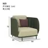 Juego de Sofá de Ratán para Exteriores Modelo de Casa de Villa en Patio Silla de Ratán para Balcón Muebles Impermeables de Jardín de Diseño para Exteriores