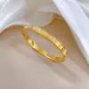 [Aço titânio de corpo inteiro] Pulseira de aço titânio de luxo estilo INS europeu e americano minimalista moda retrô transfronteiriça joias de aço inoxidável