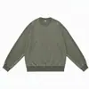 Sudadera Otoño Invierno 300g Ropa Exterior Capa Base Peso Pesado Hombro Caído Holgada Sudadera con Capucha Cuello Redondo Unisex Hombres Mujeres Manga Larga