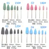 Set de Cabezales de Silicona para Uñas, Herramienta de Cepillo de Cabezal de Lijado Especializado para Lima de Uñas Eléctrica, Herramienta de Pulido, Paquete de 6 Compartimentos
