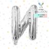 Globos de Papel de Aluminio Delgados con Letras del Alfabeto Inglés A-Z Versión Americana de 16 Pulgadas (40 cm) Decoración para Fiesta de Cumpleaños
