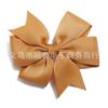 Venta Caliente Transfronteriza Color Sólido Cinta Acanalada Moño Cola de Pescado Pasador para el Cabello Accesorios para el Cabello Niños Bebé Pasador para el Cabello 40 Colores