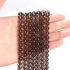 Cuentas redondas de obsidiana natural cuentas sueltas accesorios para joyería DIY pulsera productos semiacabados venta caliente de verano cuentas redondas al por mayor
