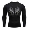 Camiseta Deportiva Transpirable de Secado Rápido Transfronteriza Capa Base para Correr Entrenamiento en Gimnasio para Hombres Mallas Elásticas Transpirables que Absorben el Sudor