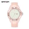 Sanda Nuevo 1053 reloj de cuarzo para estudiante de secundaria masculino y femenino, genial, resistente al agua, moda, personalizado, creativo, fábrica, una pieza al por mayor