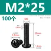 Tornillos M2M3M4M5M6M8 Negros de Acero Inoxidable 304, Tornillos de Cabeza Redonda Phillips, Tornillos para Máquina de Cabeza Plana Zincados Negros