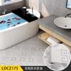 Pegatinas autoadhesivas de PVC para suelo de cocina y baño, pegatinas para azulejos de inodoro, papel tapiz DIY, impermeables, a prueba de humedad y antideslizantes.