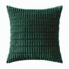 Almofada Decorativa Grossa de Veludo Dupla Face Amazon Almofada de Sofá Suporte Lombar Cor Sólida Almofada de Cadeira Padrão de Grão de Milho