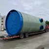 Estación de bombeo elevadora integrada, estación de bombeo de fibra de vidrio, duradera y de calidad estable y fiable