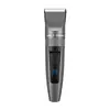 Cortador de Cabelo Elétrico Cortador de Cabelo Elétrico Recarregável por USB Barbeador Doméstico Cabeça de Cerâmica Display Digital Cortador Elétrico