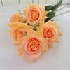 Decoración de Boda Flores de Rosa Artificiales con Tacto Realista y Humedad, Ramas de Flores para el Día de San Valentín, Arreglos para Jarrones en Casa, Flores Falsas, Al Por Mayor en Stock