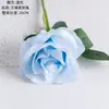 Ai Qingrou Rosa de Haste Única Flor Artificial Fabricante Flor Falsa Planta Verde Atacado Decoração Artesanato PJ1001