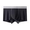 2025m Lan Novo 80S Lenzing Modal Roupa Íntima Masculina Cor Sólida Cueca Boxer Boxer Sem Costura Cintura Média Shorts para Meninos
