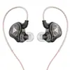 Fones de Ouvido Intra-auriculares QKZ AK8, Frequência Média-Alta Vocal HIFI Controle com Fio Fones de Ouvido para Celular de Música de Alta Definição
