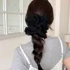 Elástico de Cabelo Elegante de Alta Qualidade para Rabo de Cavalo, Acessório de Cabelo para Coque, Scrunchie de Chiffon Multicamadas Leve da Moda Coreana Atacado