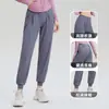 Calças Esportivas Elásticas de Cintura Alta Calças de Yoga de Perna Larga Femininas Calças de Secagem Rápida Calças de Corrida Calças Casuais Emagrecedoras Calças de Fitness
