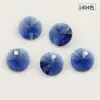 Cuentas de cristal de Austria en forma de OVNI, colgante pequeño para pulsera DIY, accesorios para collar 6200(6428) multicolor 6mm
