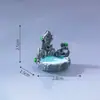 Mini Rochedo Artificial Estilo Chinês e Lanterna de Pedra para Micro-Paisagismo, Jardinagem, Bonsai, Decorações DIY e Pequenos Ornamentos para Mini Terrários