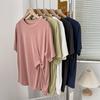 Camiseta de Verano para Mujer con Nudo Largo y Corto, Fresca y con Caída, Efecto Adelgazante, Top Holgado para Yoga y Danza