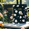 Plan inglés de floración completa de 25 años este cuaderno de espiral cuaderno semanal A5 cuaderno diario de registro de aprendizaje
