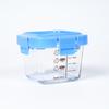 Contenedor y Tazón para Almacenamiento de Alimentos para Bebé, Vidrio Borosilicatado Alto, Conservación, Molde para Natilla de Huevo al Vapor, Caja Especialmente Sellada para Lactantes, Fiambrera