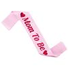 Cinturón de etiqueta de papel de aluminio para fiesta individual con correa de hombro para futura mamá de Yingyingpai, faja para baby shower