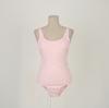 Traje de baño de alta gama para mujer, estilo coreano Ins, Pure Desire, con pequeñas fragancias, adelgazante, sencillo, con escote pequeño.