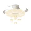 Luminária Ventilador Invisível Quarto Principal Estilo Creme Quente 2025 Novo Criativo Flor Quarto Infantil Lâmpada Espectro Completo