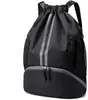 Pantalones con Bolsillo de Solapa y Cordón Personalizados Mochila Bolsa de Baloncesto Bolsa de Fútbol Bolsa para Eventos Deportivos de Fitness Estampada Mochila con Cordón de Tela Oxford